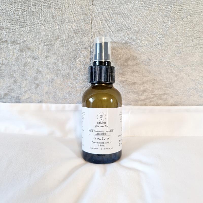 Rose Geranium, Lavender & Bergamot Essential Oil Pillow Spray image 4