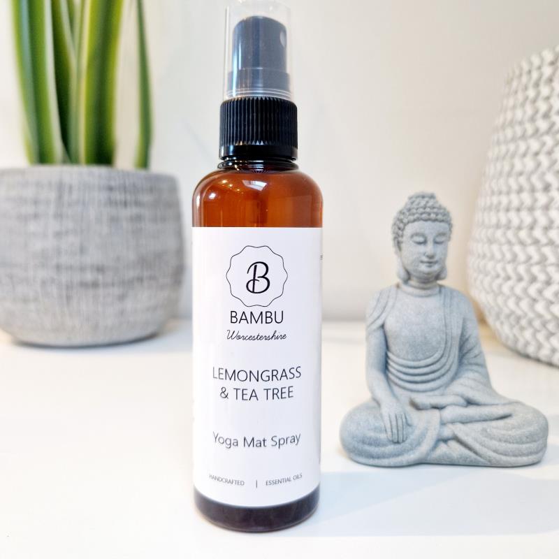 Product image for Bambu Worcestershire Lemongrass & Tea Tree Yoga Mat Spray