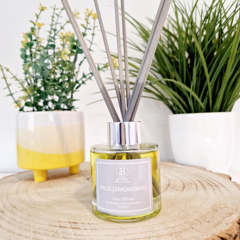Product image for Bambu Worcestershire Wild Lemongrass Reed Diffuser