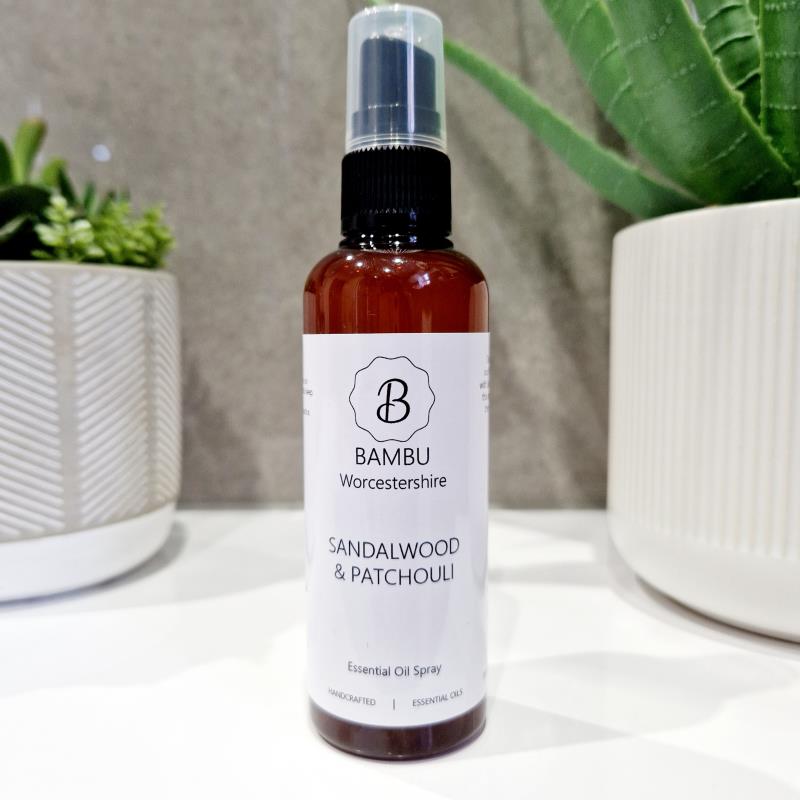 Product image for Bambu Worcestershire Sandalwood & Patchouli Yoga Mat Spray 100ml