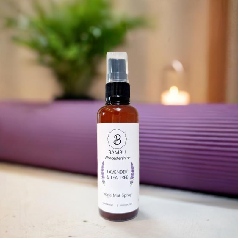 Product image for Bambu Worcestershire Lavender & Tea Tree Yoga Mat Spray