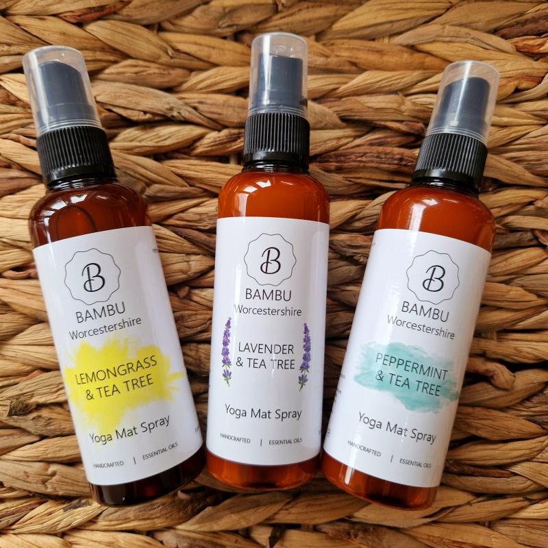 Product image for Bambu Worcestershire Yoga Mat Spray Trio